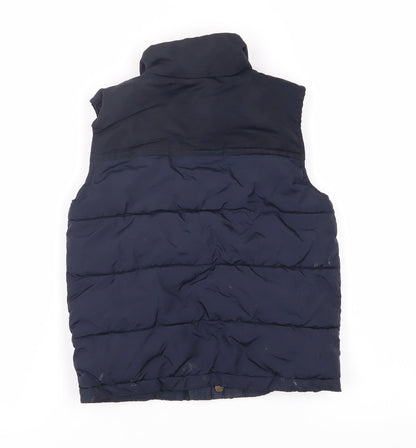 Joules Boys Blue Puffer Jacket 4 Years Lined Padded
