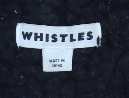 Womens UK Size M Whistles Black Parka Coat