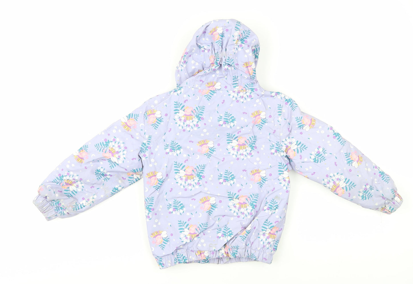 Regatta Girls Purple Peppa Pig Floral Parka Jacket 5 Years