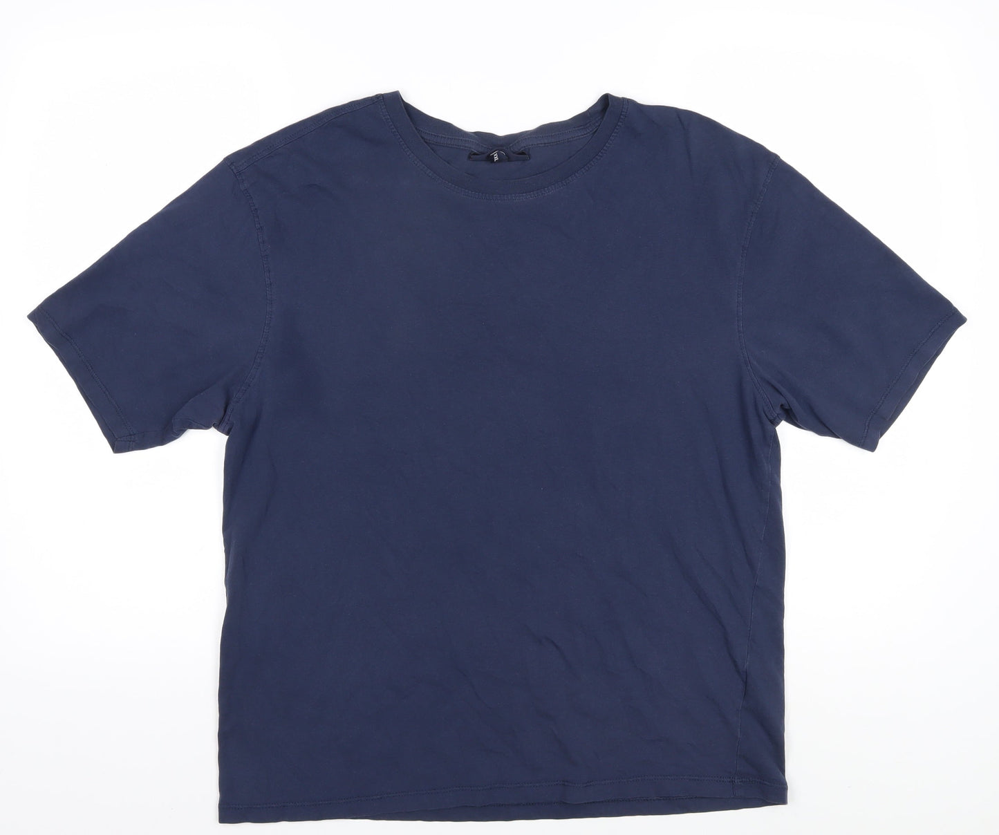 Smith & Jones Men's 2XL Blue Cotton T-Shirt