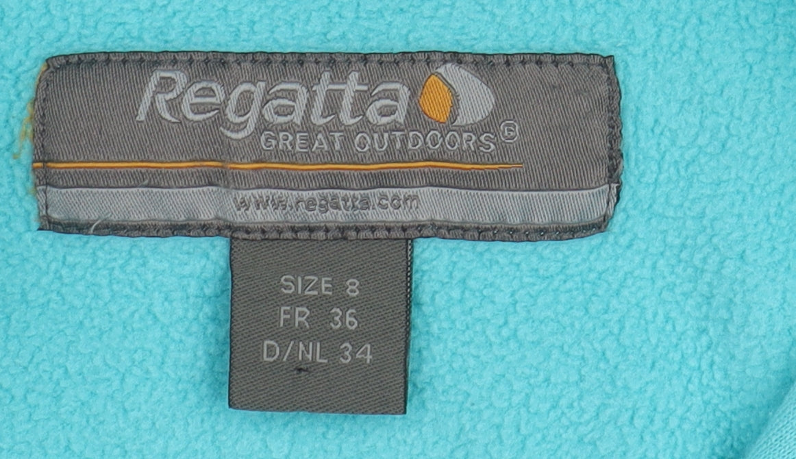 Regatta Women's Blue Fleece Pullover Sweatshirt Size 8