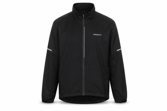 Mens UK Size M Pinnacle Black Windbreaker Coat