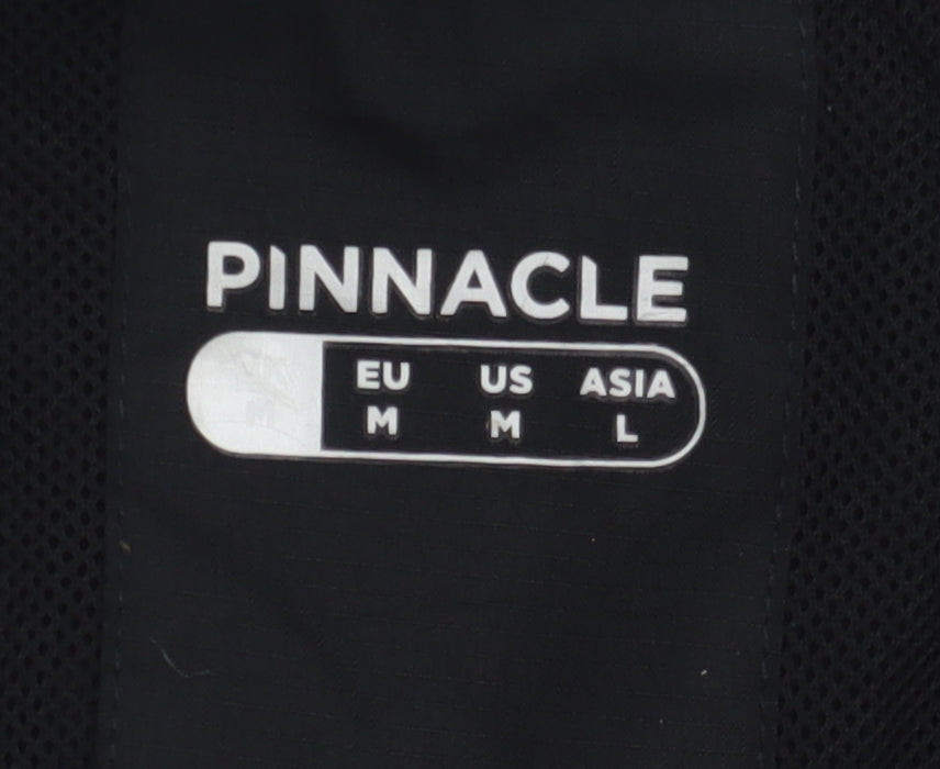 Mens UK Size M Pinnacle Black Windbreaker Coat