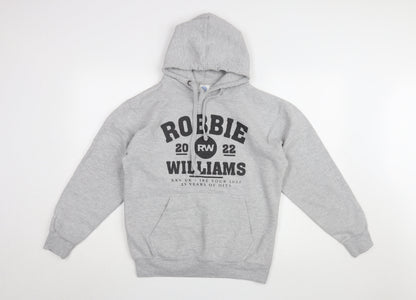 New Spirit Women Grey Medium Pullover Hoodie