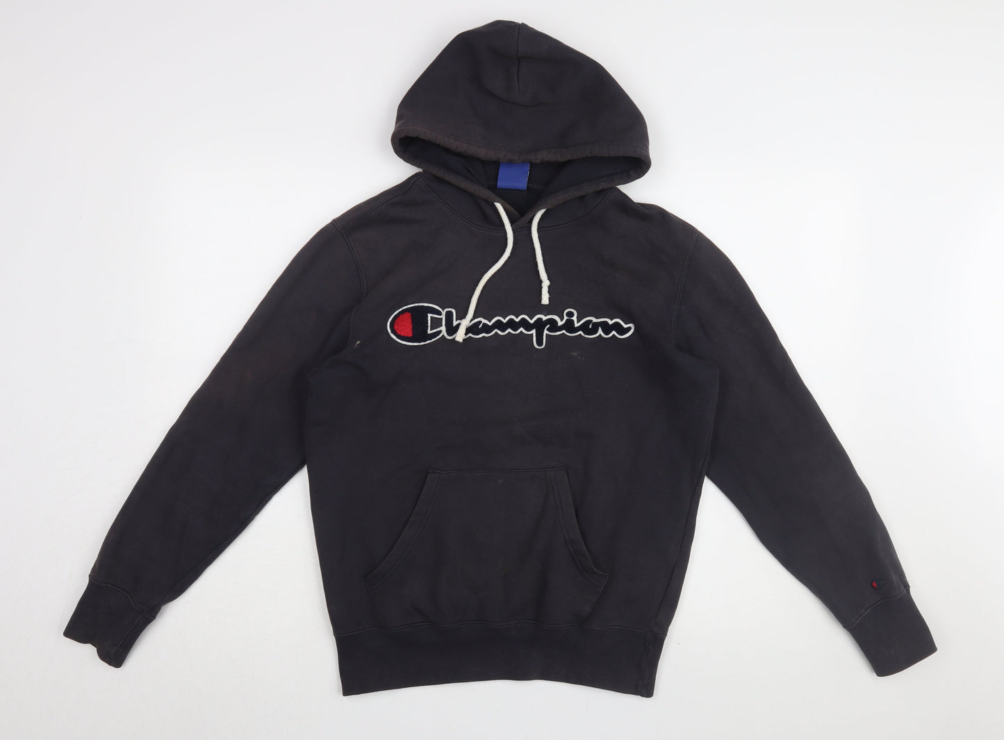 Mens UK Size S Champion Black Pullover Hoodie