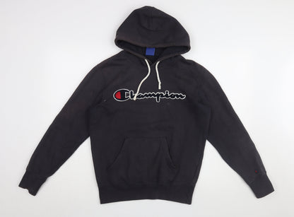 Mens UK Size S Champion Black Pullover Hoodie