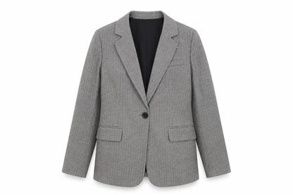 Womens UK Size 8 Marks and Spencer Regular Grey Suit Jacket