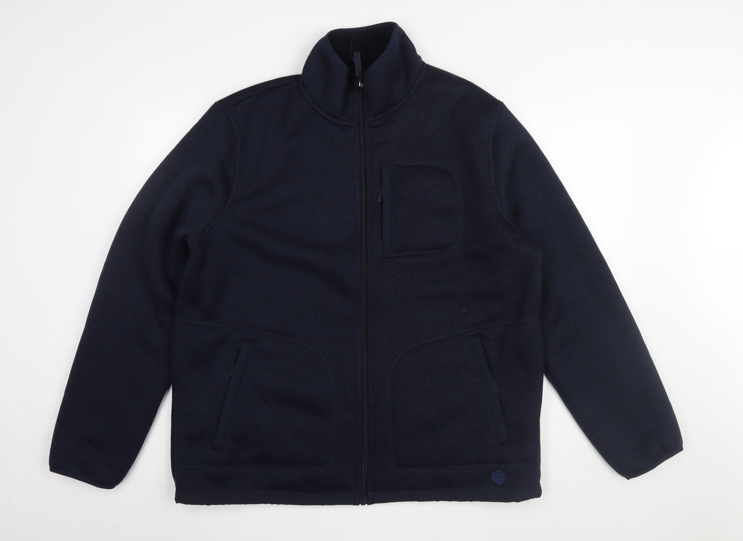 Mens UK Size XL Marks and Spencer Blue Bomber Jacket