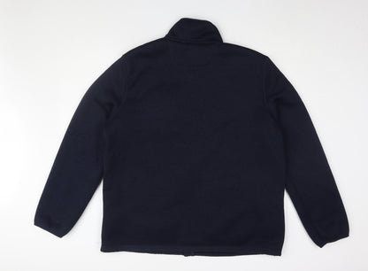Mens UK Size XL Marks and Spencer Blue Bomber Jacket