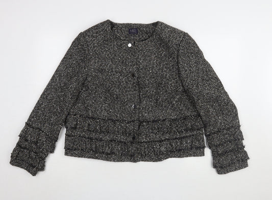 Womens UK Size 18 Marks and Spencer Silver Basic Jacket