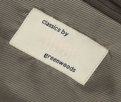 Mens UK Size 40 Greenwoods Regular Brown Suit Jacket