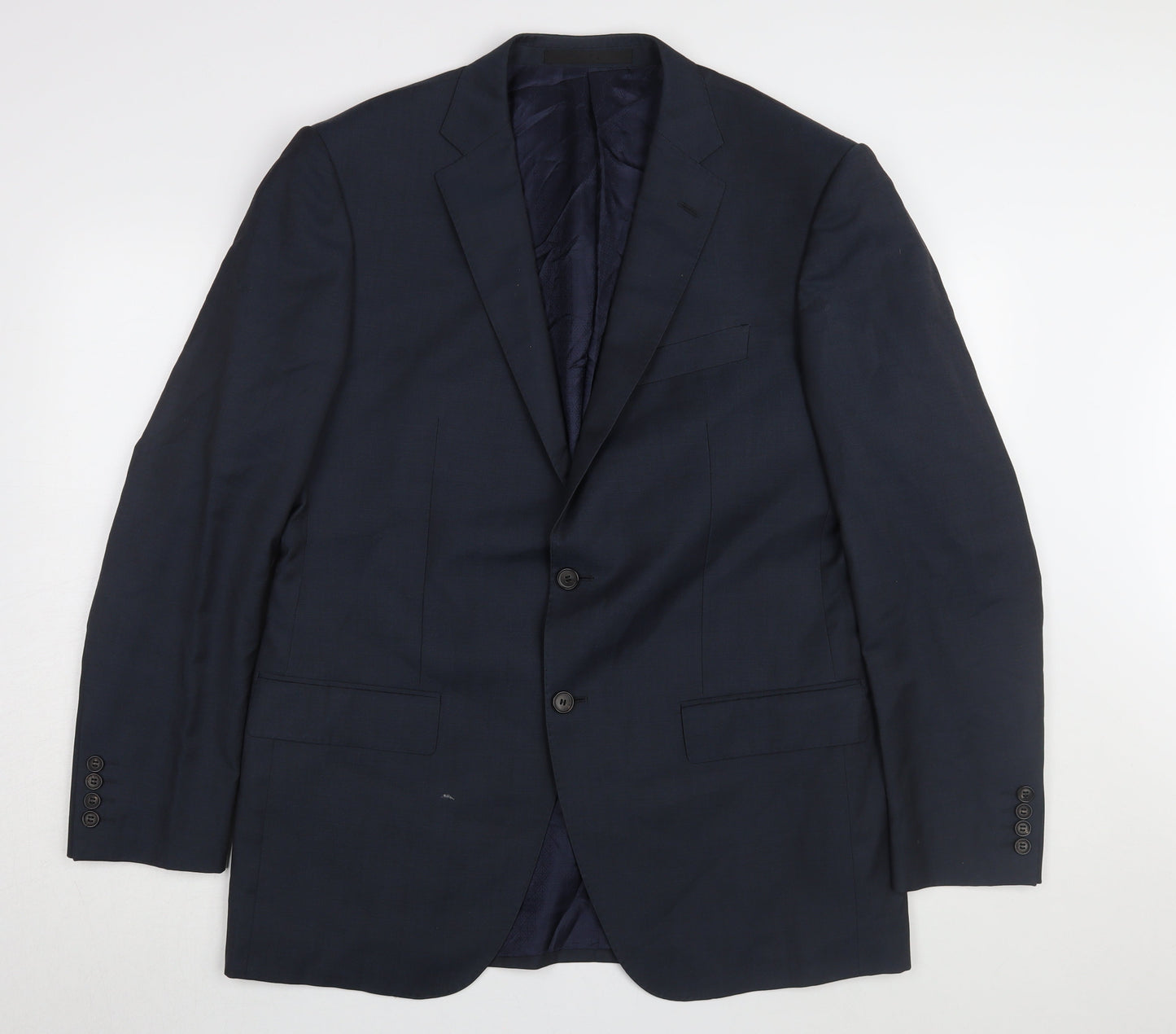 Mens UK Size 42 Marks and Spencer Regular Blue Suit Jacket