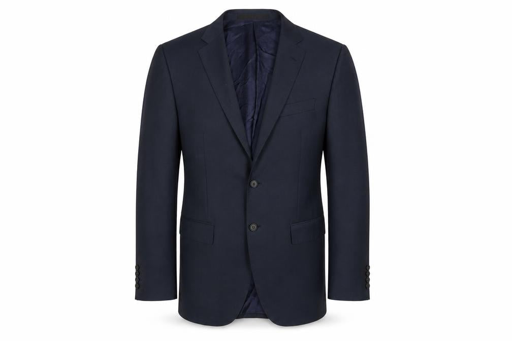 Mens UK Size 42 Marks and Spencer Regular Blue Suit Jacket