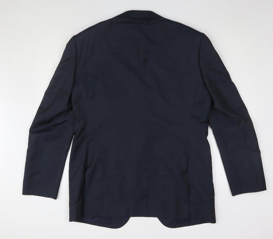 Mens UK Size 42 Marks and Spencer Regular Blue Suit Jacket