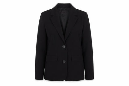Pull & Bear Women's Black Regular Blazer Jacket Size 8