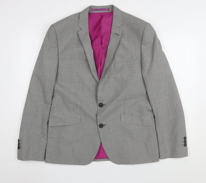 Mens UK Size 40 Marks and Spencer Regular Grey Suit Jacket