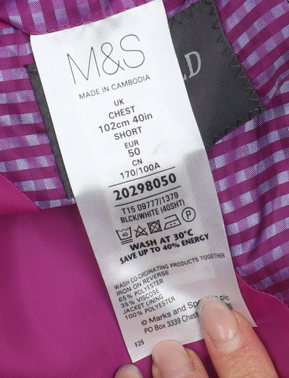 Mens UK Size 40 Marks and Spencer Regular Grey Suit Jacket