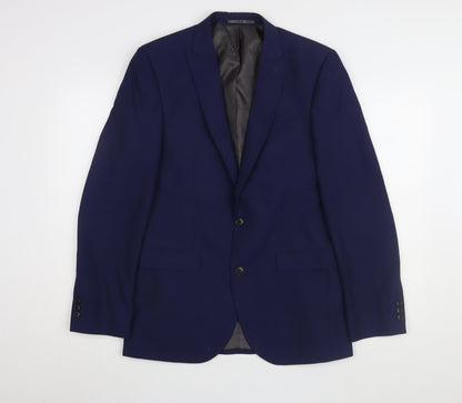 Mens UK Size 38 NEXT Regular Blue Suit Jacket