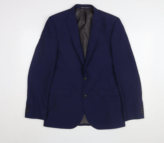 Mens UK Size 38 NEXT Regular Blue Suit Jacket