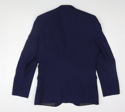 Mens UK Size 38 NEXT Regular Blue Suit Jacket