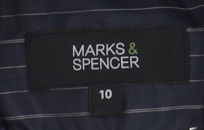 Marks & Spencer Women's Black Regular Blazer Size 10