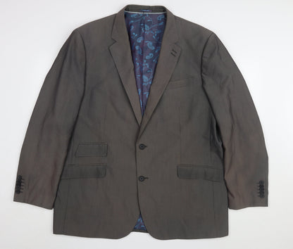 Mens UK Size 48 Jacamo Regular Grey Suit Jacket