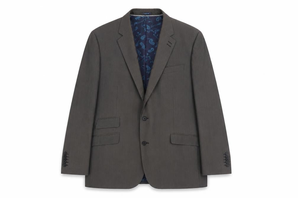 Mens UK Size 48 Jacamo Regular Grey Suit Jacket