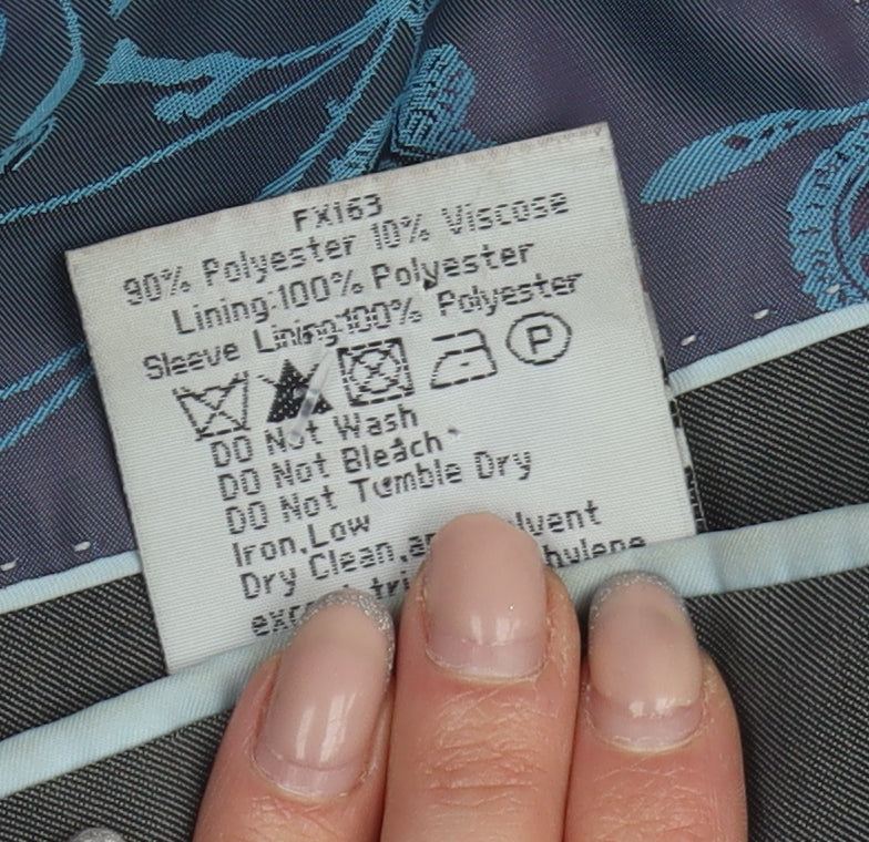 Mens UK Size 48 Jacamo Regular Grey Suit Jacket
