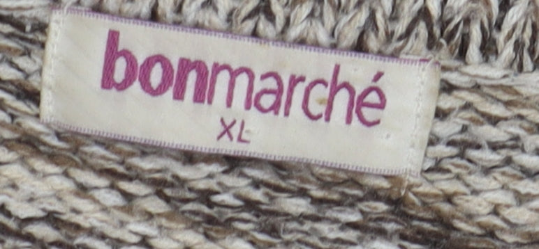 Womens UK Size XL Bonmarché Brown Basic Jacket