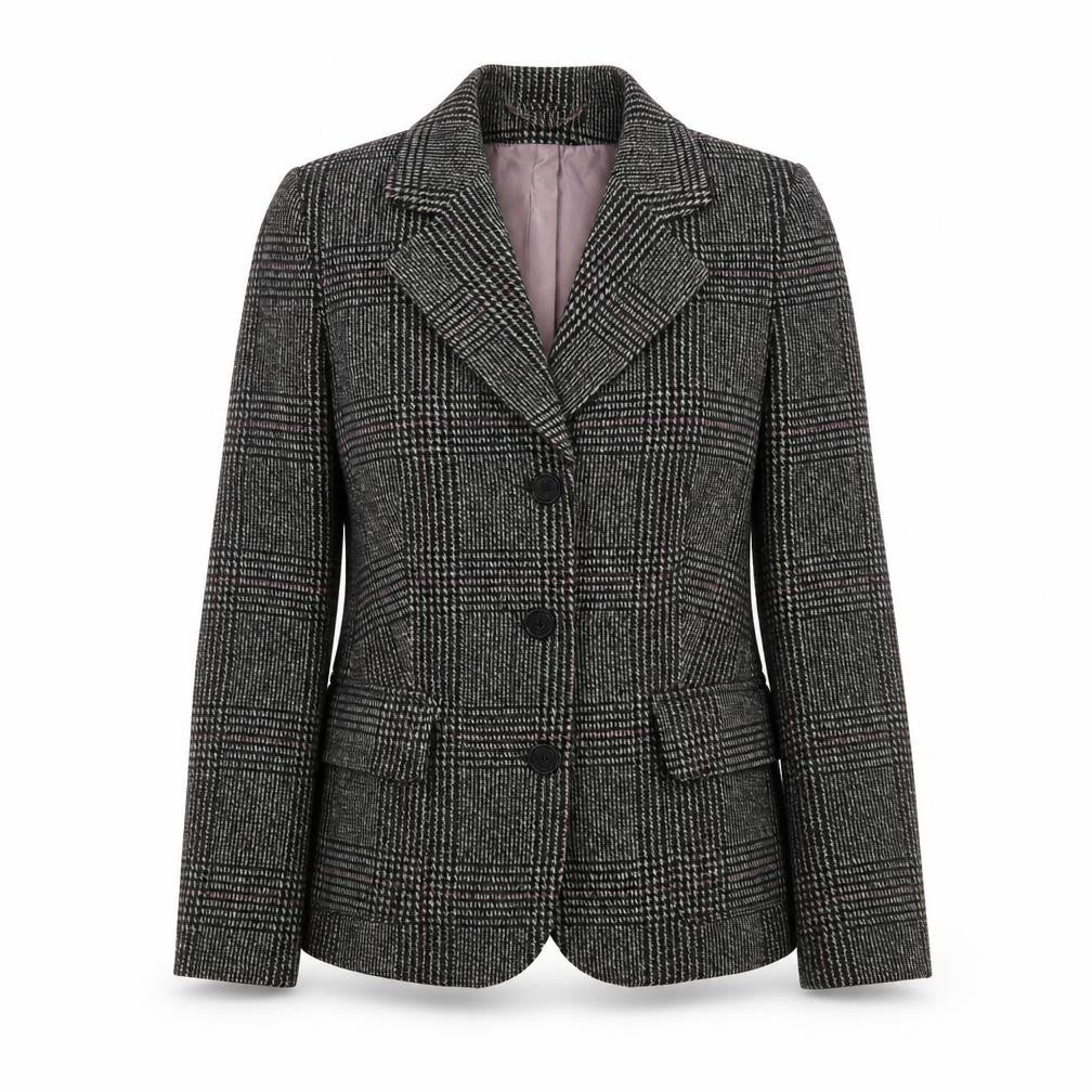 Womens UK Size 14 AMARANTO Regular Grey Blazer