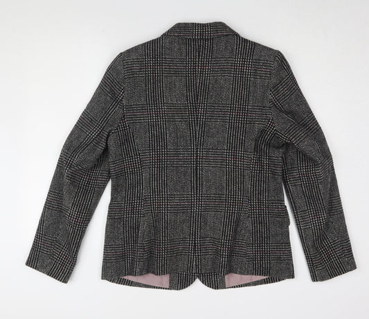 Womens UK Size 14 AMARANTO Regular Grey Blazer