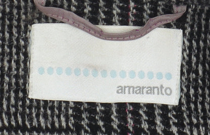 Womens UK Size 14 AMARANTO Regular Grey Blazer