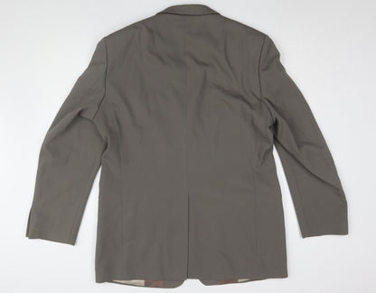 Mens UK Size 42 River Island Regular Brown Suit Jacket