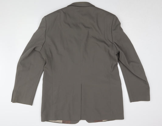 Mens UK Size 42 River Island Regular Brown Suit Jacket