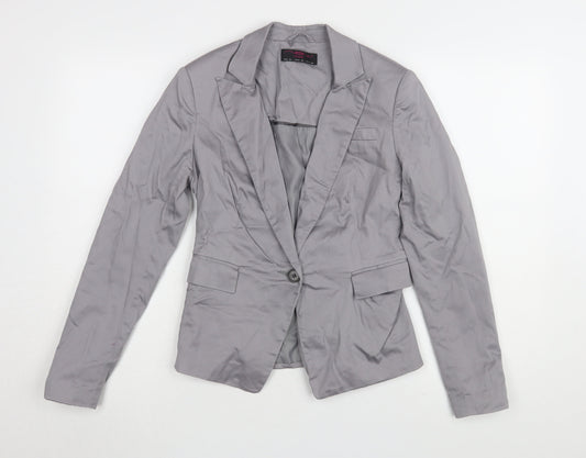 New Look Grey Women's Blazer Size 10 Classic