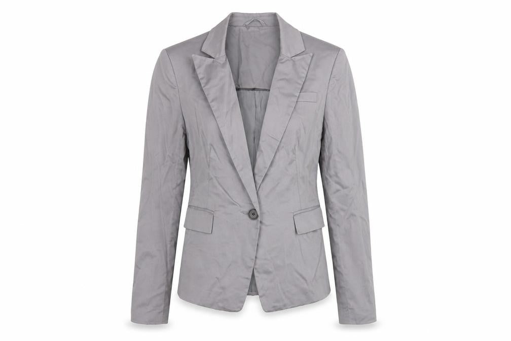 Womens UK Size 10 New Look Regular Grey Blazer