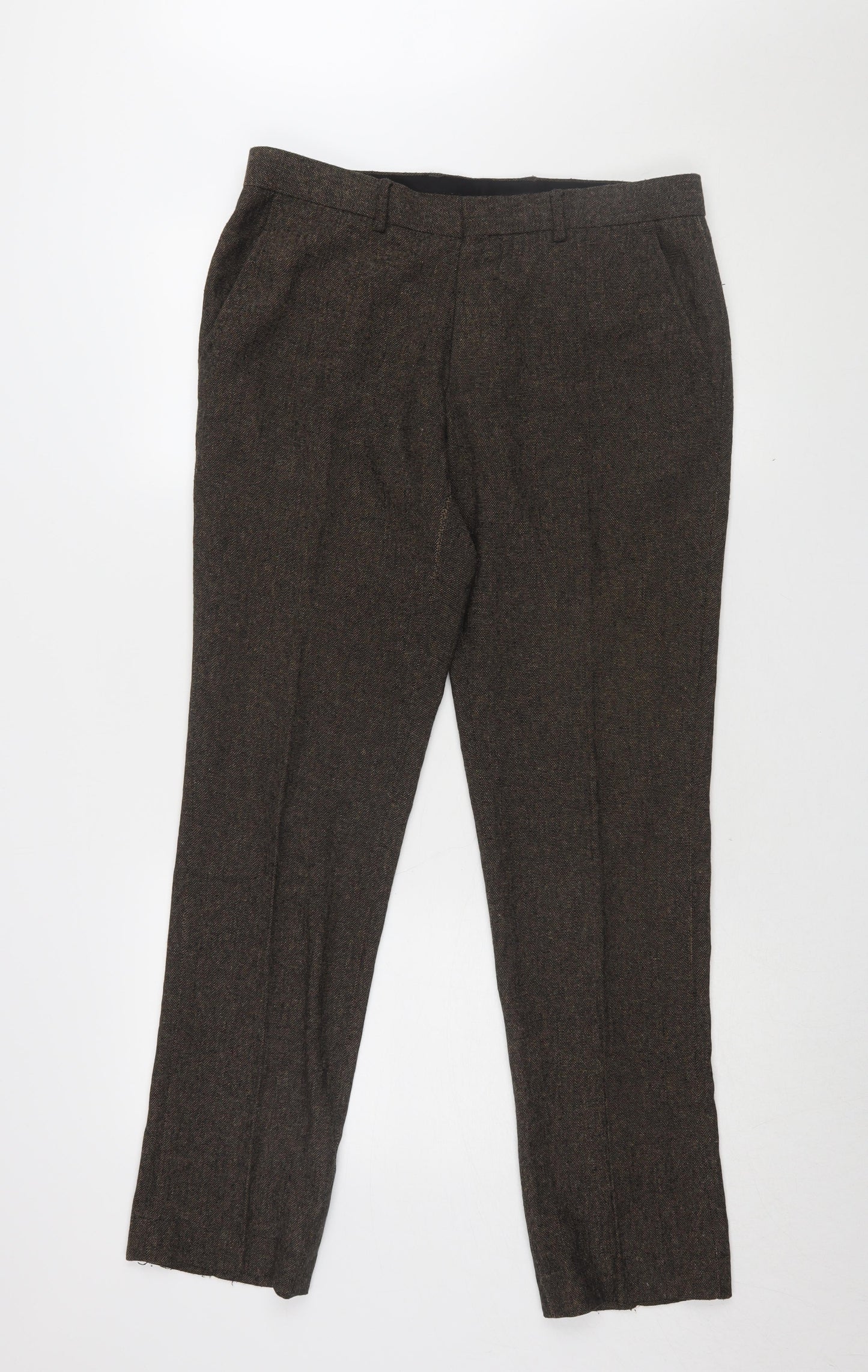 Refectory Men's Brown Dress Pants Size 32 Straight Leg