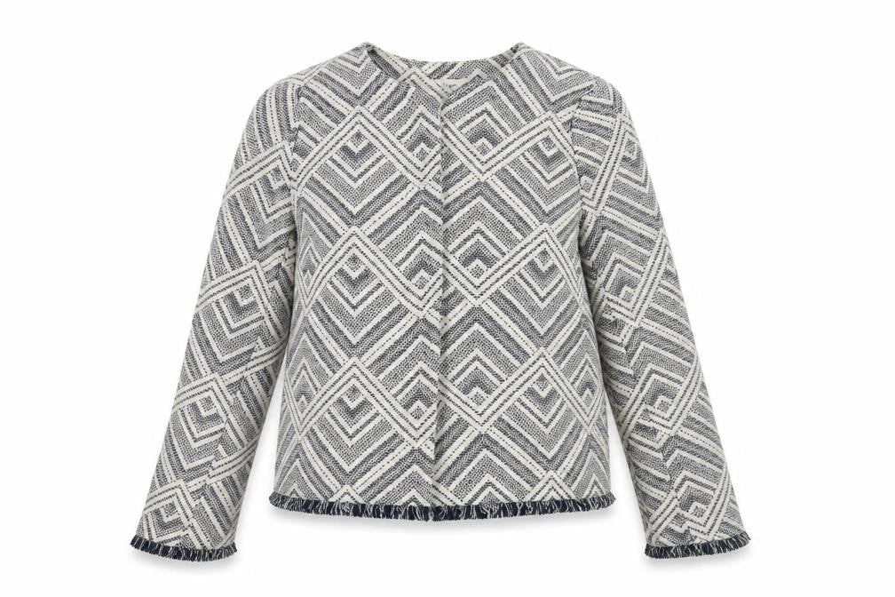 Womens UK Size 12 Paraphrase Multicoloured Basic Jacket