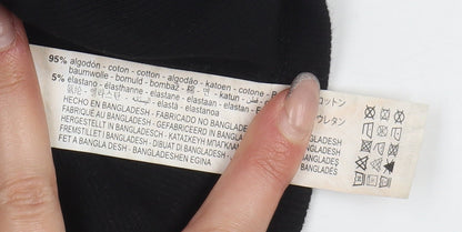 Zara Women's Black Bodycon Dress Size 12