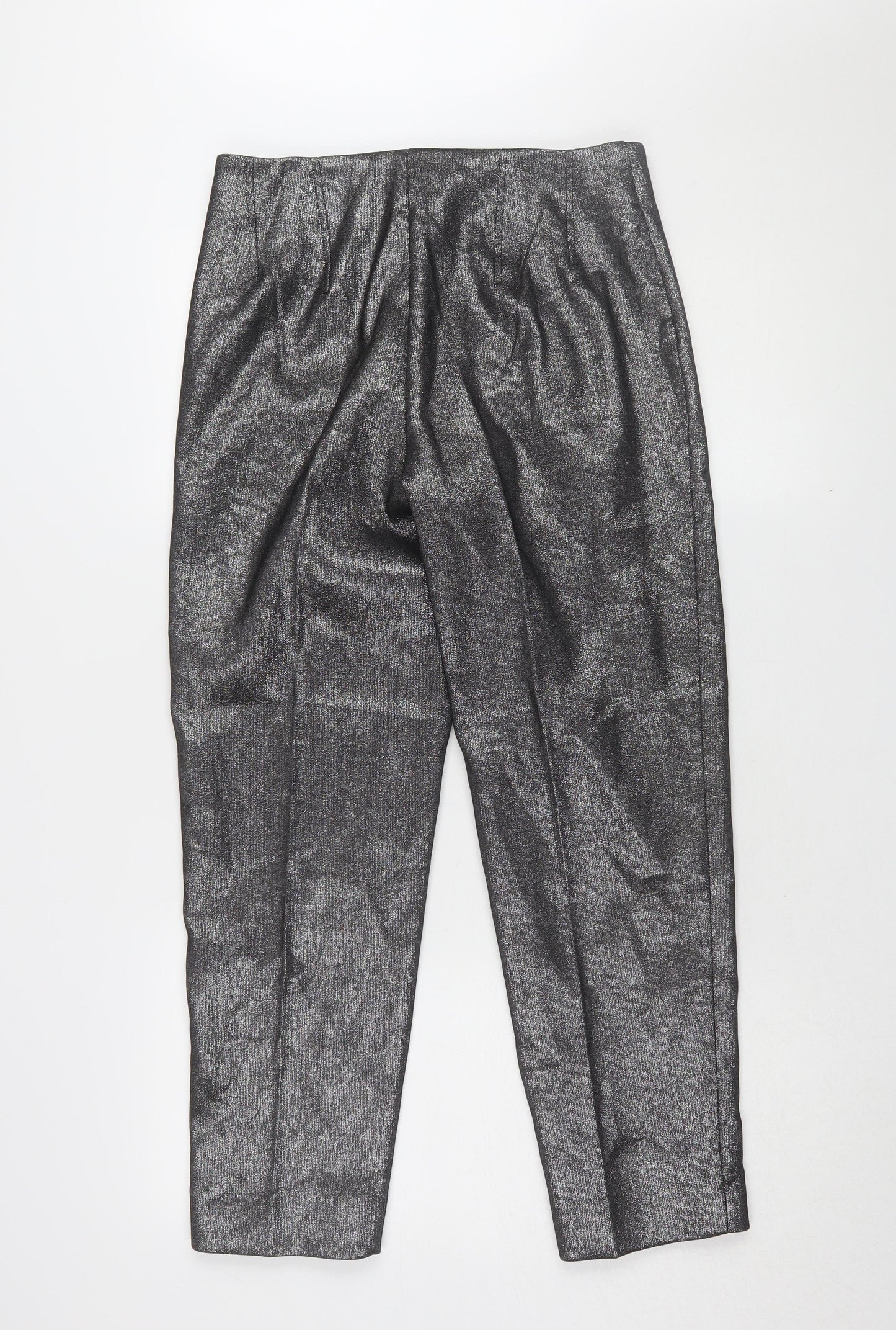 Womens UK Size 10 Hush Regular Fit Ankle Black Trousers