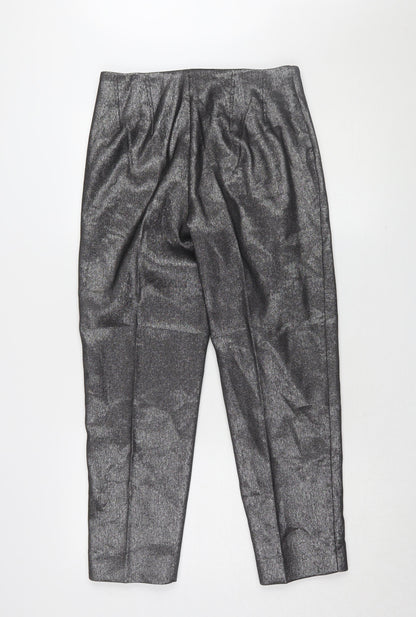 Womens UK Size 10 Hush Regular Fit Ankle Black Trousers