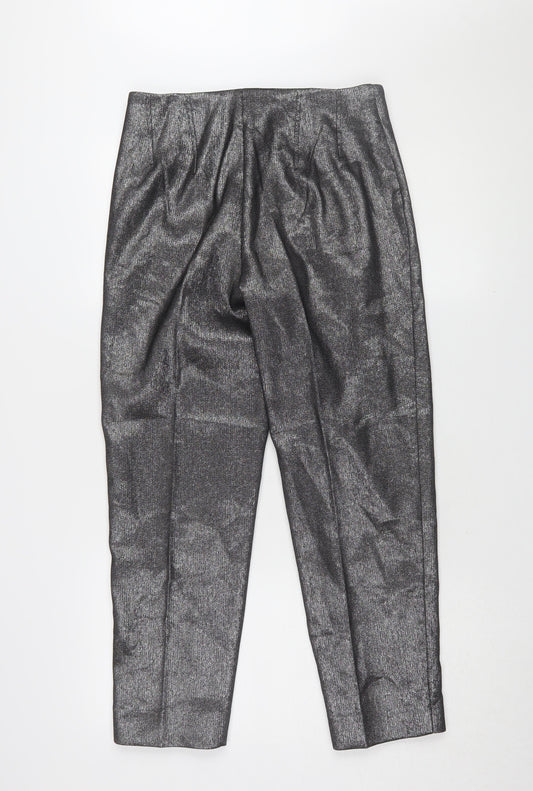 Hush Women's Black Ankle Trousers, Size 10 - Perfect for Parties