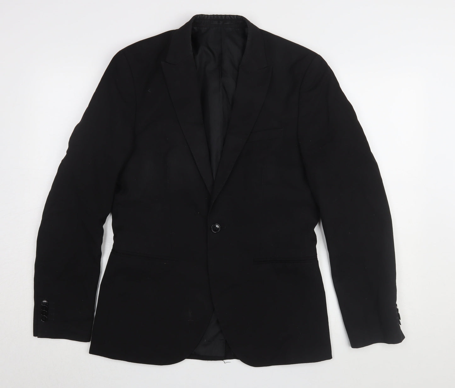 Mens UK Size 36 H&M Regular Black Suit Jacket
