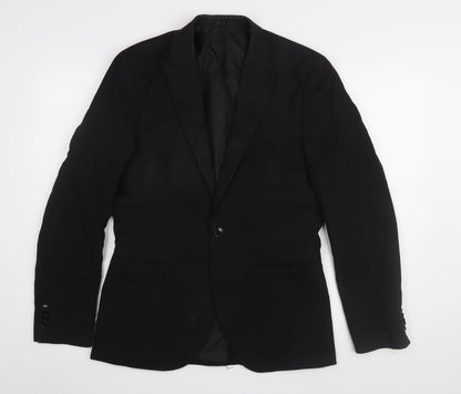 Mens UK Size 36 H&M Regular Black Suit Jacket