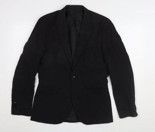 Mens UK Size 36 H&M Regular Black Suit Jacket