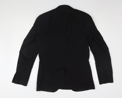 Mens UK Size 36 H&M Regular Black Suit Jacket