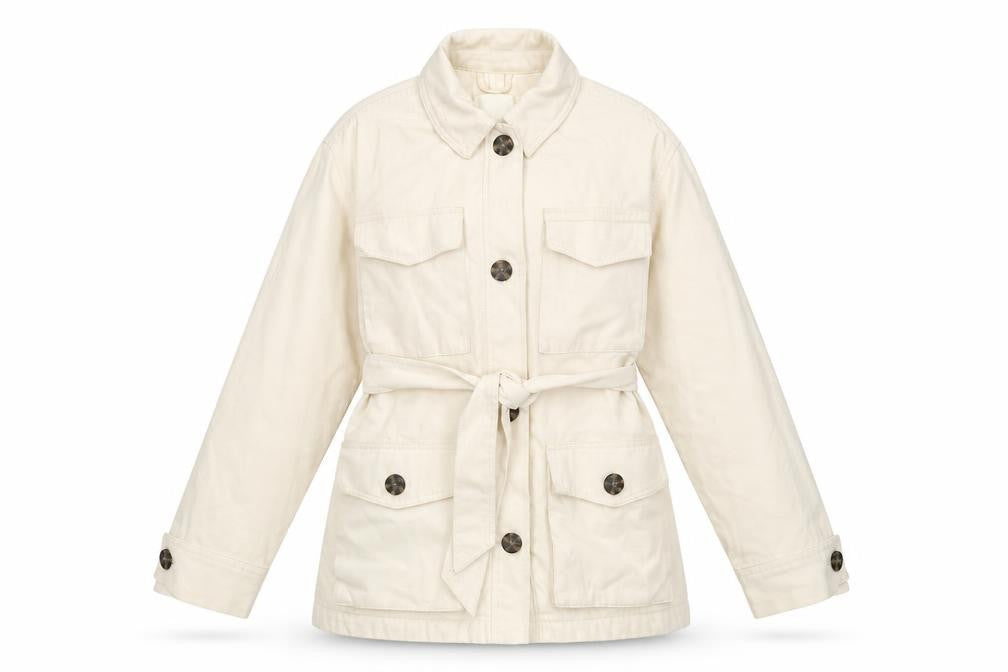 Womens UK Size S H&M Ivory Basic Jacket