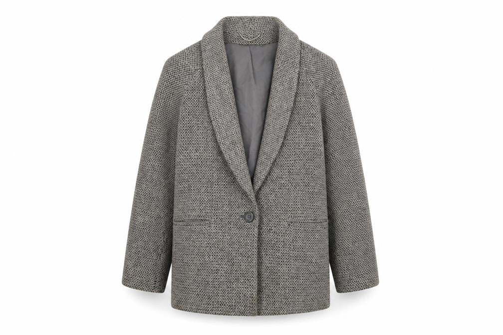 Womens UK Size 10 Principles Grey Basic Jacket