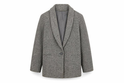 Womens UK Size 10 Principles Grey Basic Jacket