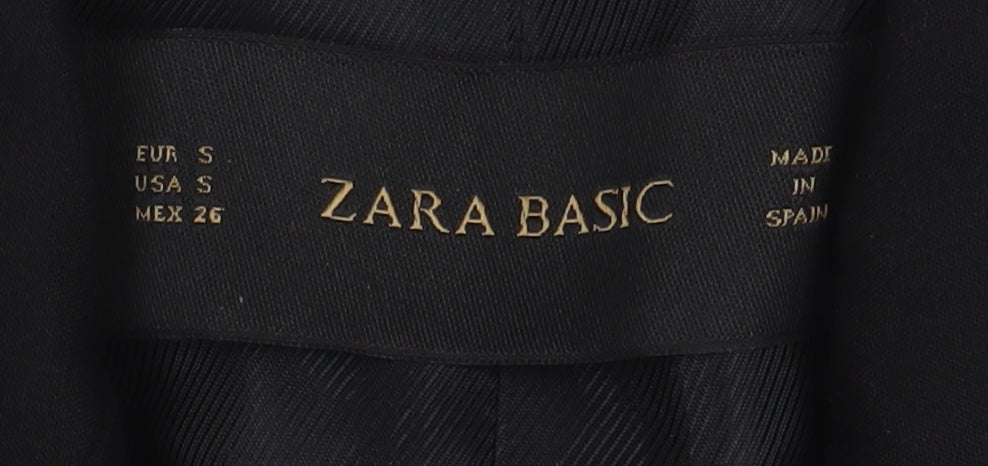 Zara Women's Black Blazer, S, Classic Business Style